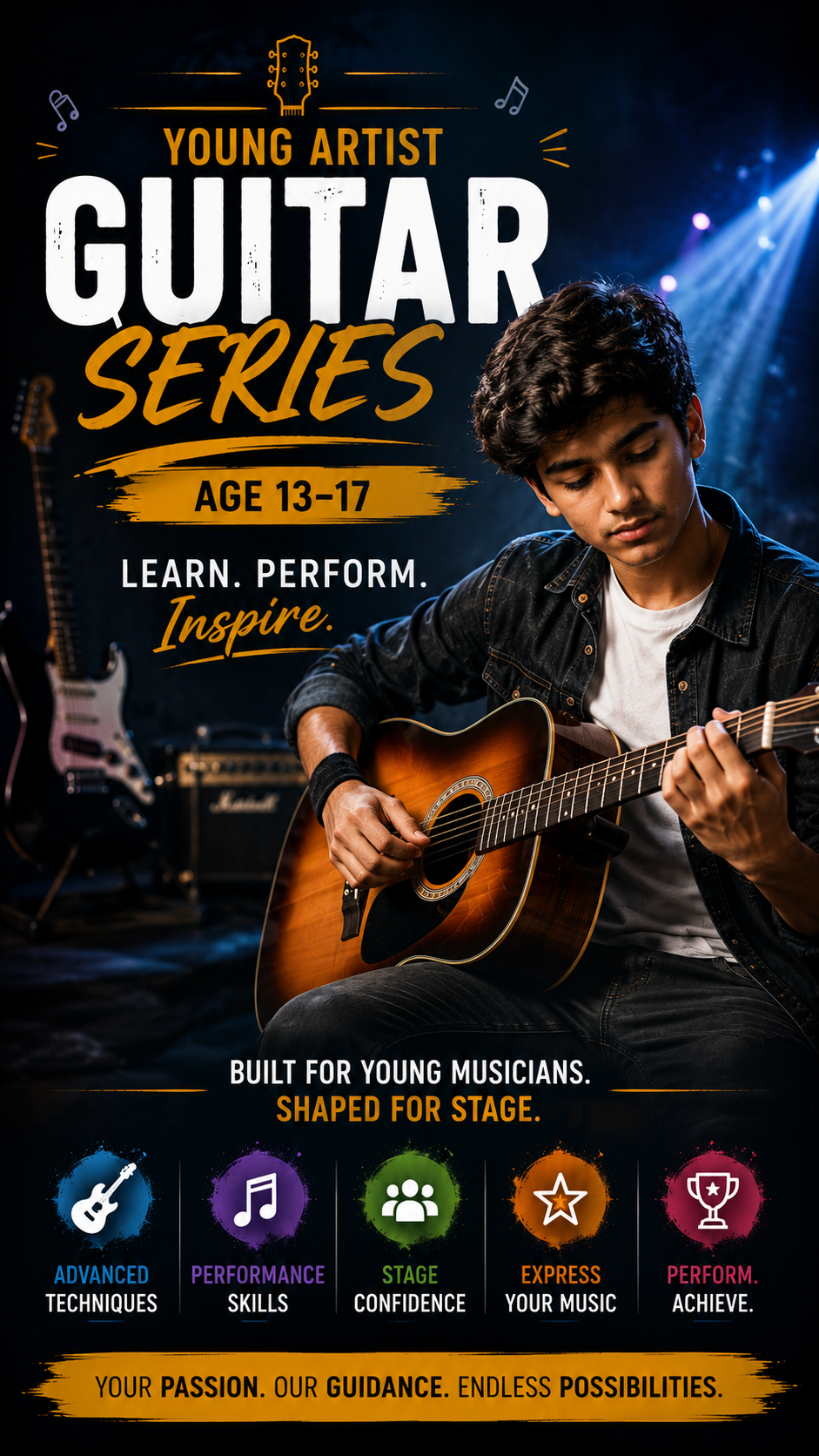 🎸 Young Artist Guitar Series (Age 13–17)